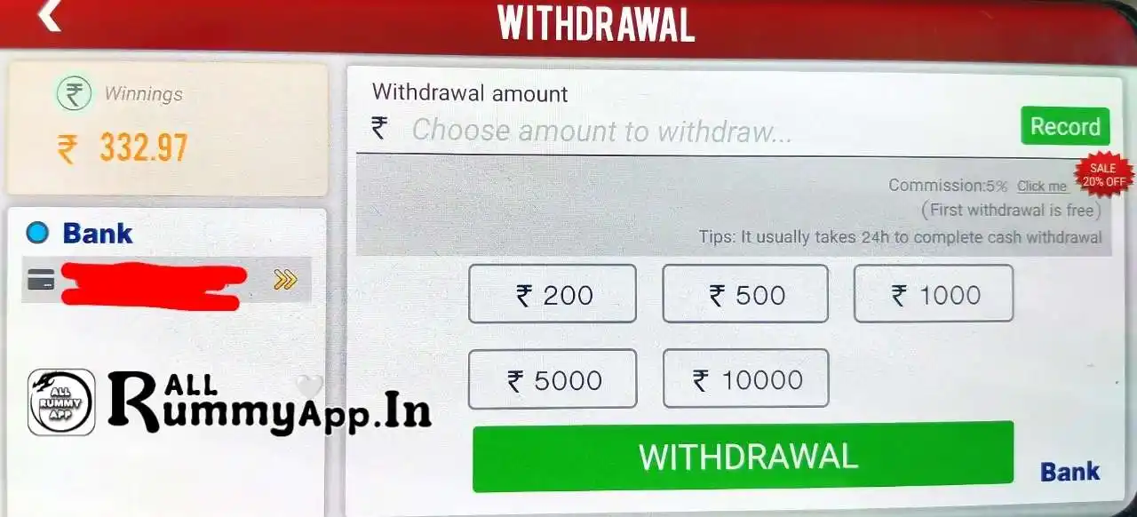 Withdrawal Money In 3 Patti Refer Earn APK